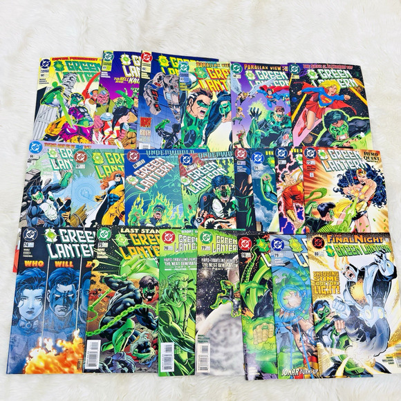 Green Lantern 60-80 Lot Kyle Rayner Vs Parallax - Picture 1 of 11